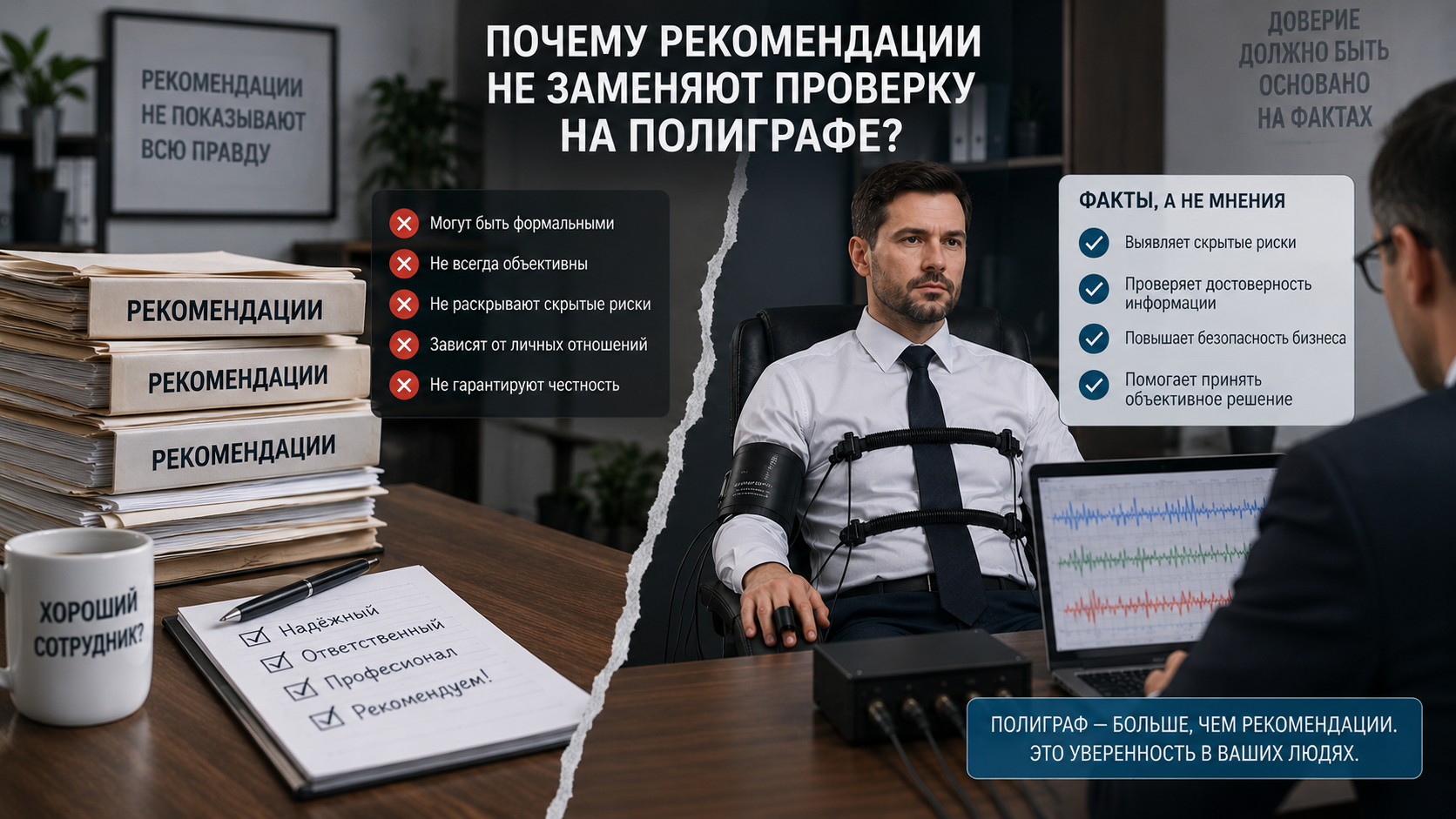 Почему полиграф эффективнее рекомендаций при проверке персонала centr-kb.ru Почему полиграф эффективнее рекомендаций при проверке персонала centr-kb.ru