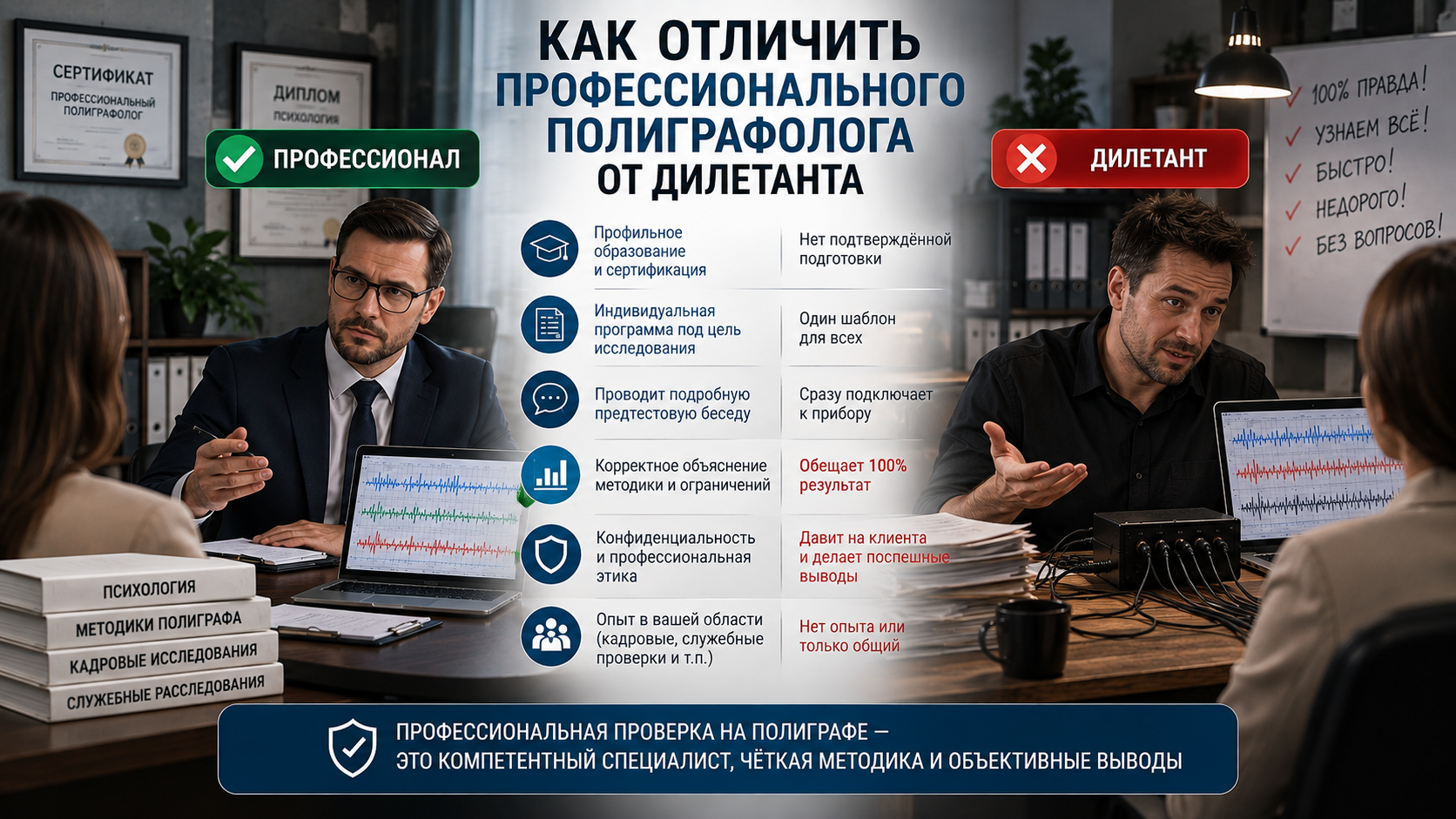 Как отличить профессионального полиграфолога от дилетанта centr-kb.ru Как отличить профессионального полиграфолога от дилетанта centr-kb.ru
